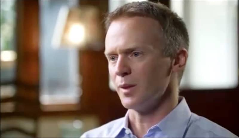 Headshot of Karly Sheehan's dad David speaking