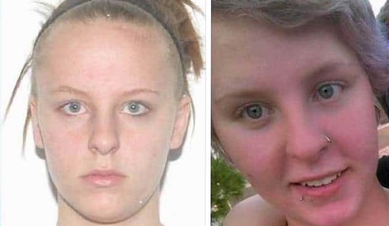 Katelin Akens, who vanished after making a stop at a Virginia shopping mall.