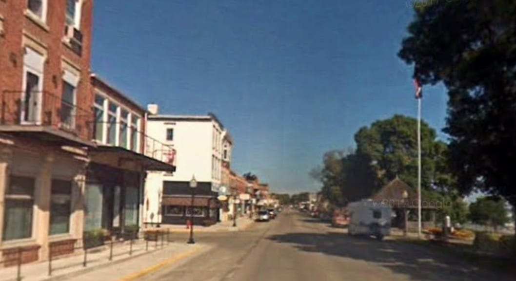View of Bellvue main street