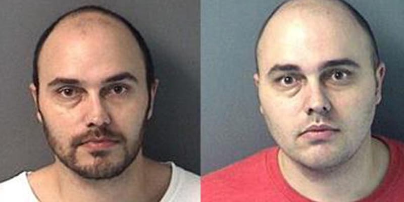 Christopher (left) and William Cormier III mugshots