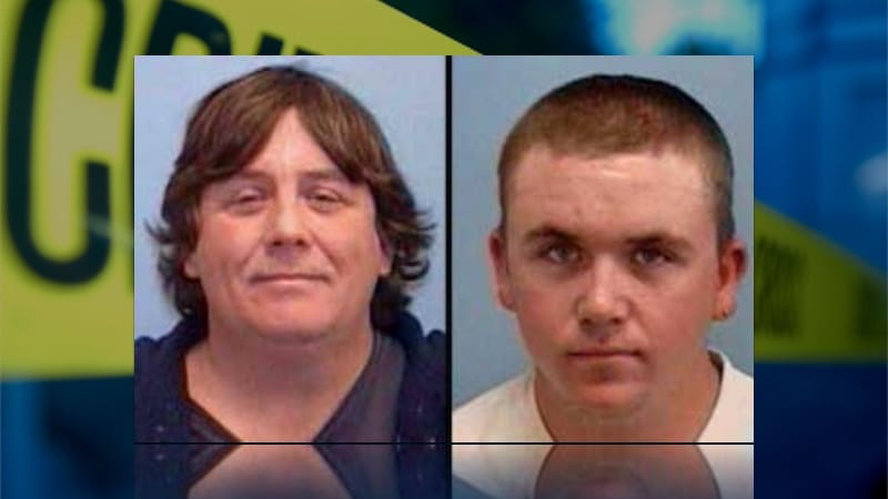 Albert Correll, 50, and his son Duane Correll