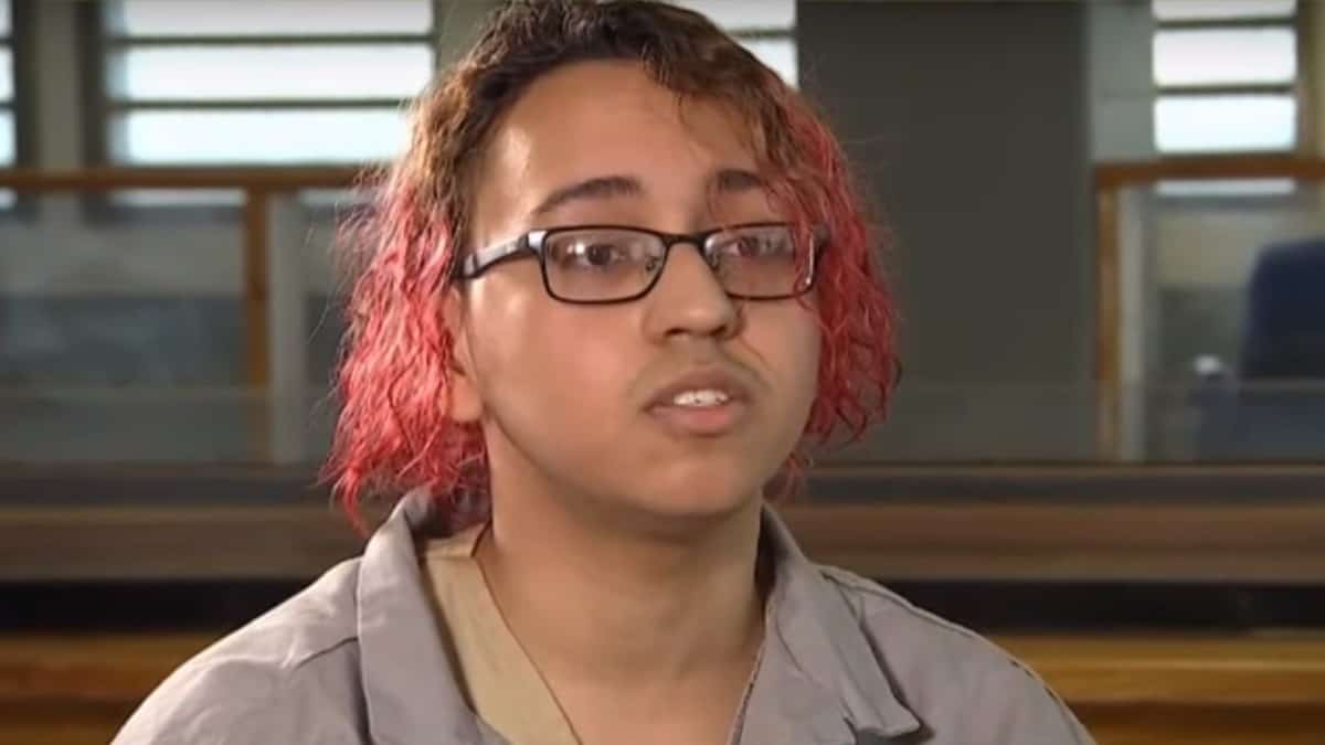 Abel Cedeno being interviewed in prison