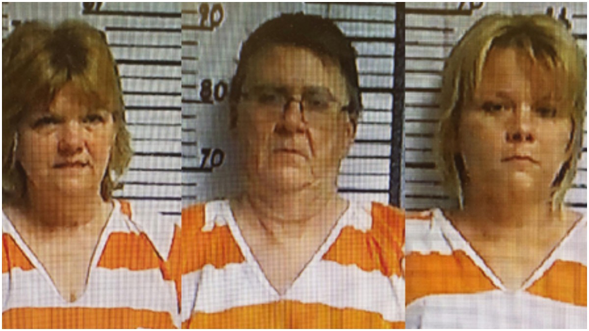 Mugshots of Westfall family