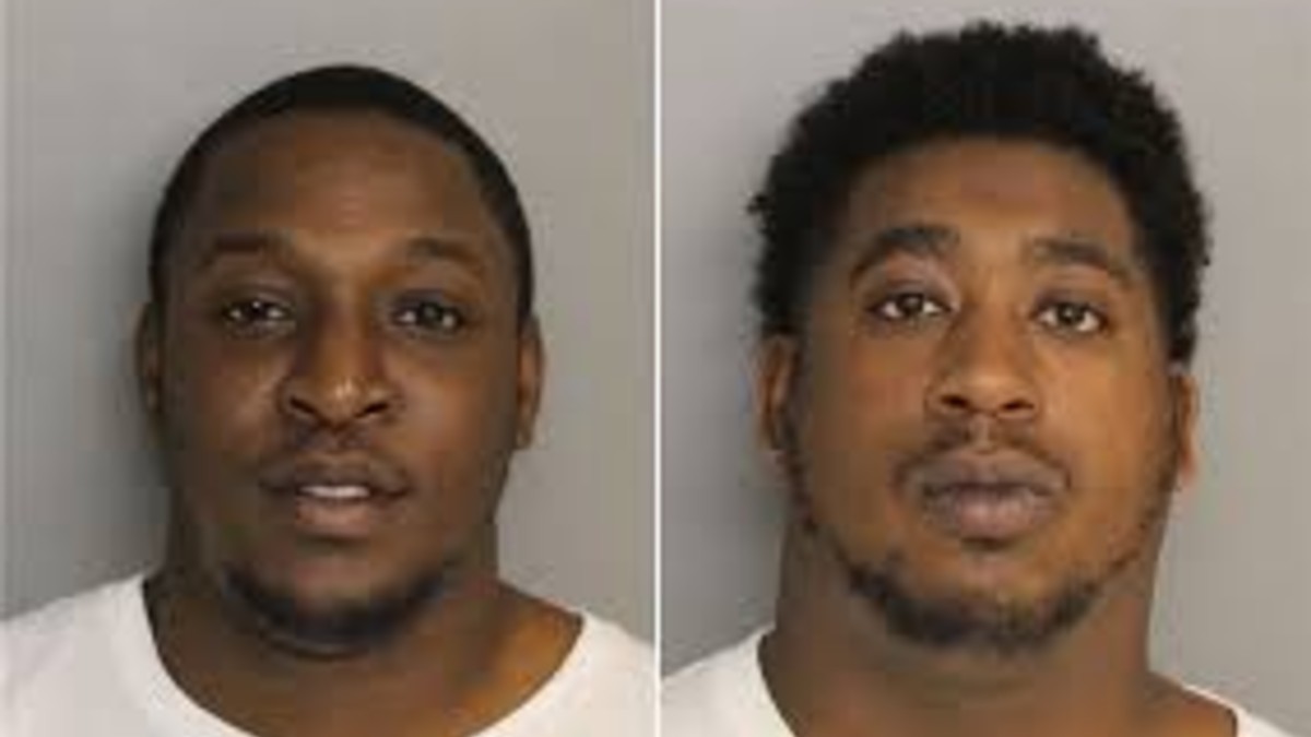 Mugshots of Antonio Simpkins and Steven Jackson