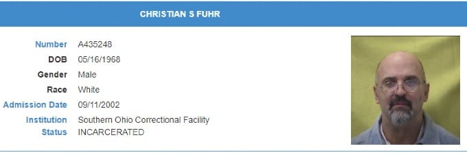 Christian Fuhr prison details
