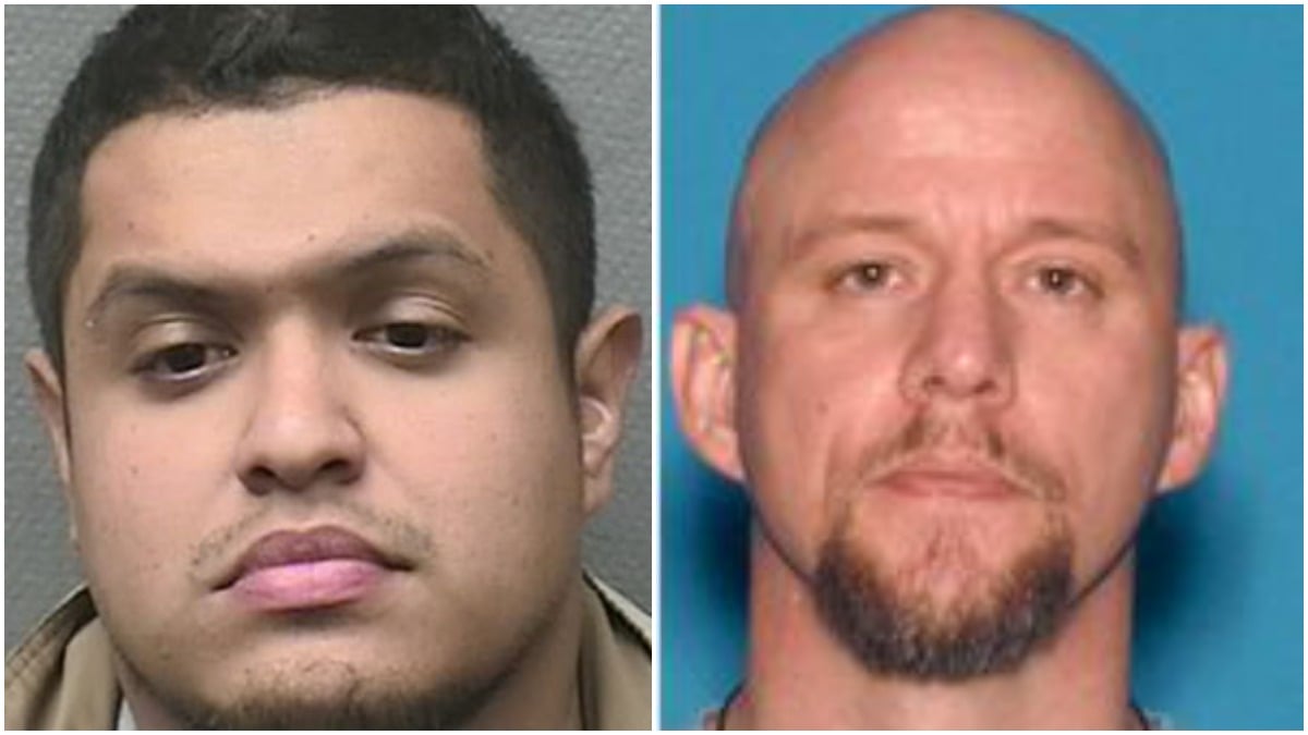 Mugshots of Carlos Torres and Bill Brockbrader