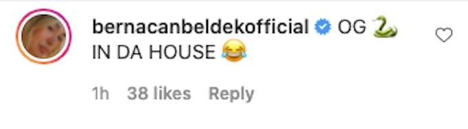 berna canbeldek instagram comment