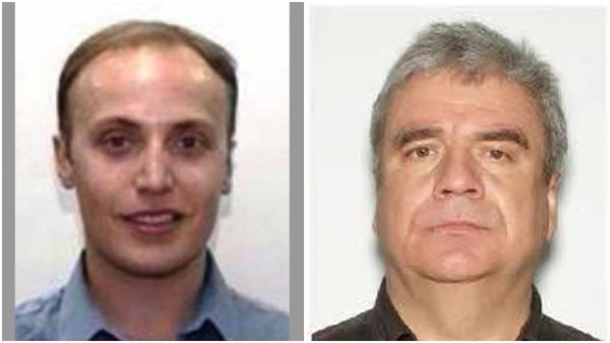 Mugshots of Demitry Papasotiriou-Lanteigne and Michael Ivezic