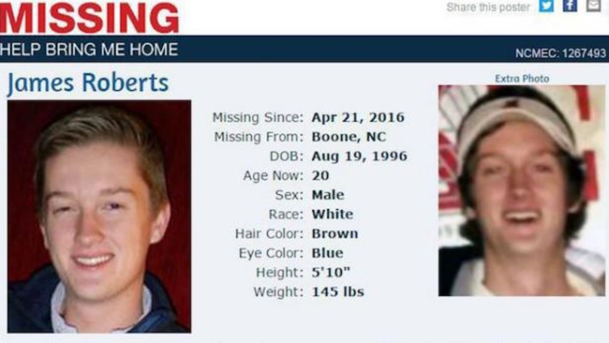 Missing poster of Martin Roberts