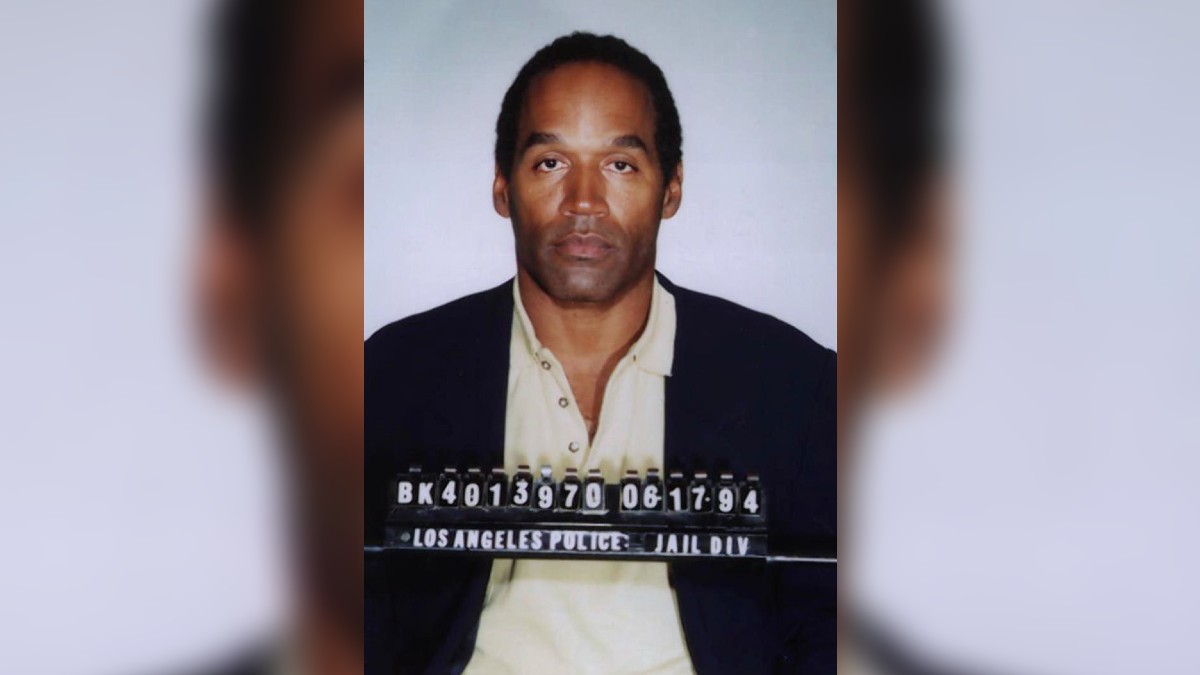 Mugshot of OJ Simpson