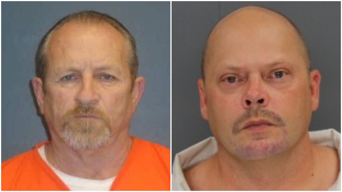 Mugshots of Carl Smith and John Dobbins