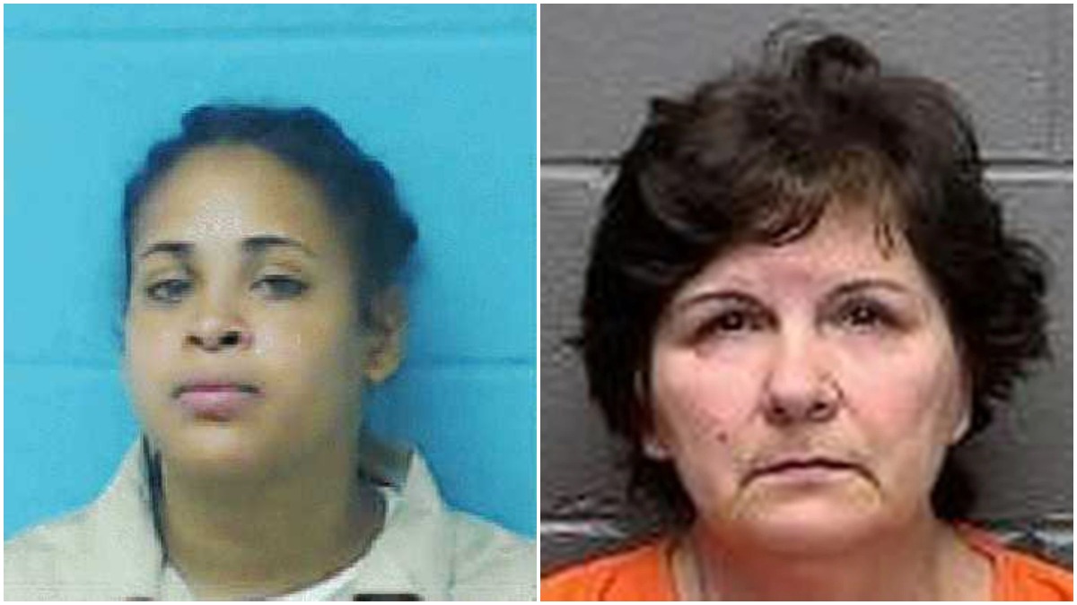 Mugshots of Ciera harp and Loretta Burroughs