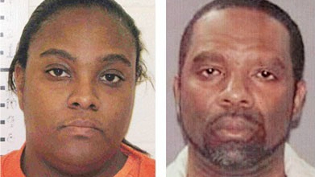 Mugshots of Darlene George and Jeffrey Williams