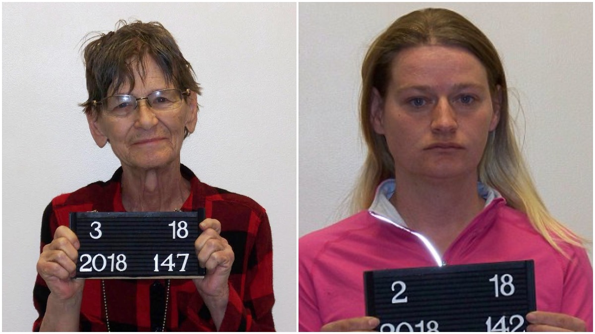 Mugshots of Deborah Rudibaugh and Stephaine Jackson