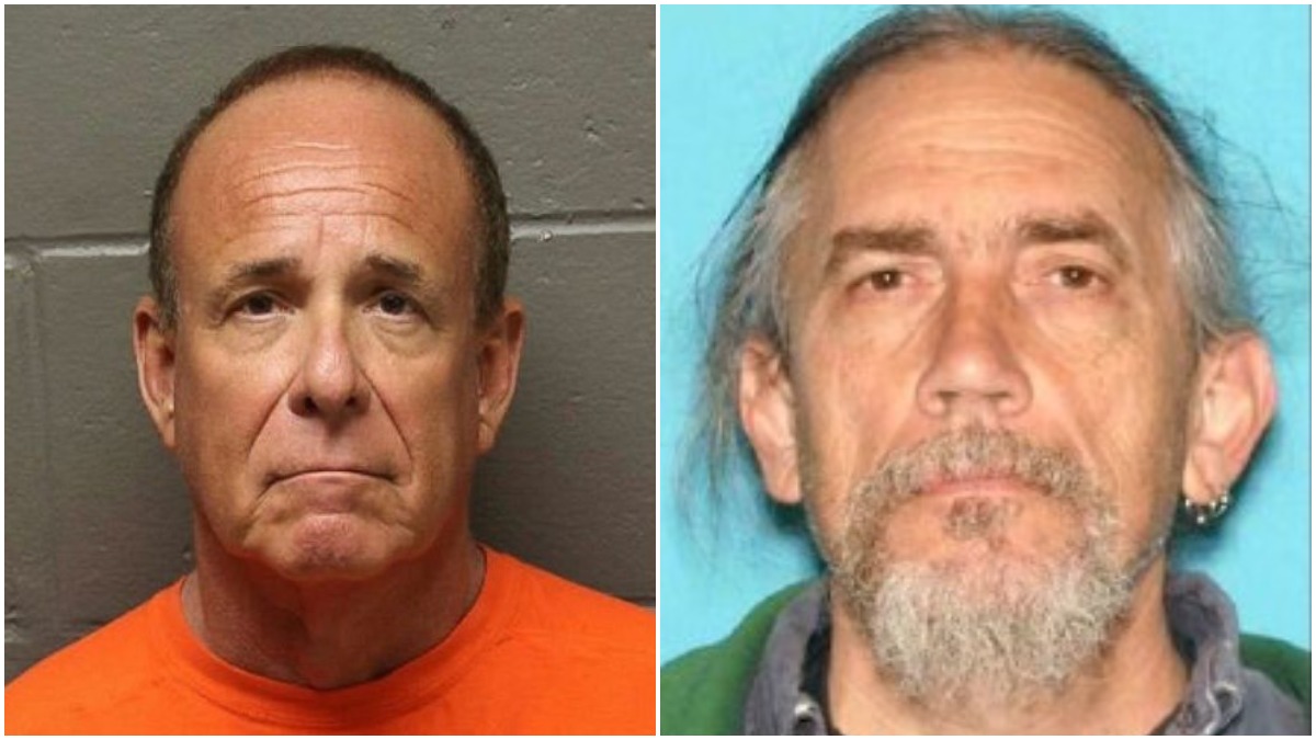 Mugshots of James Kauffman and Ferdinand Augello