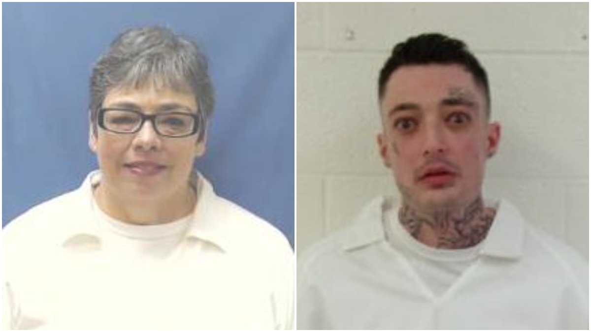 Mugshots of Mary Dixon and Danny Cannon