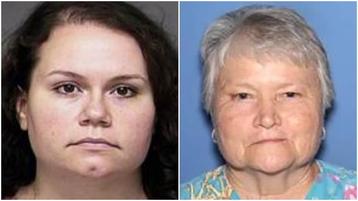 Mugshots of Rhonda Orr and Patricia Hill