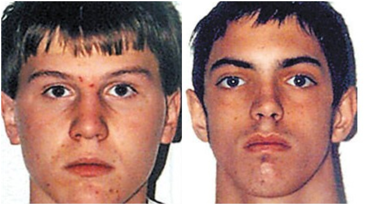 Mugshots of Torey Adamcik and Brian Draper