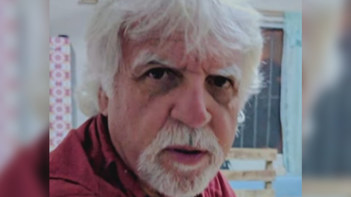 Clark Heindel glares at camera