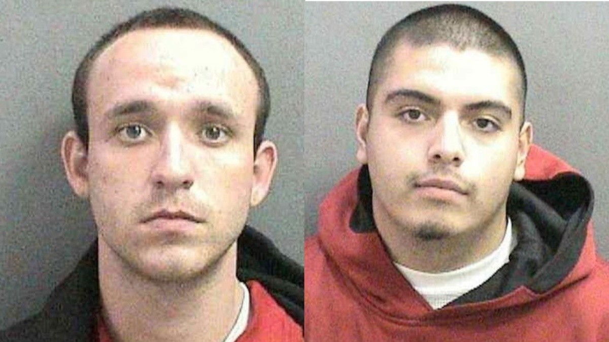 Mugshots of Matthew Dragna and Jacob Quintanilla
