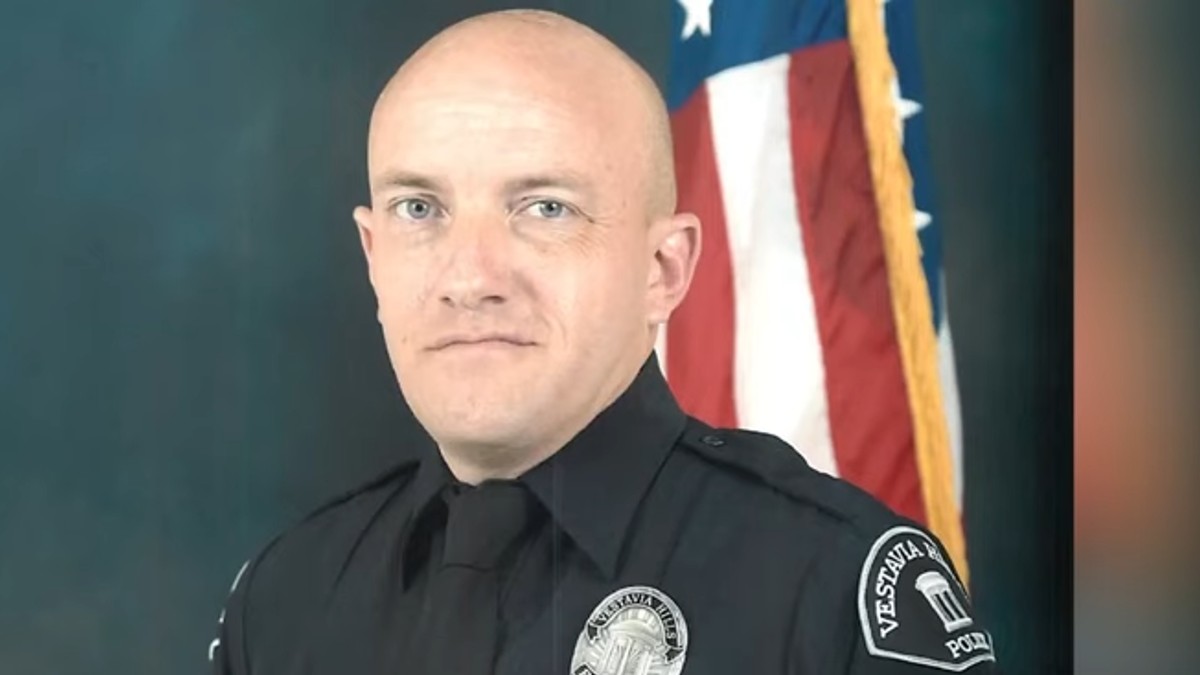Andy Kimbrel in his police uniform