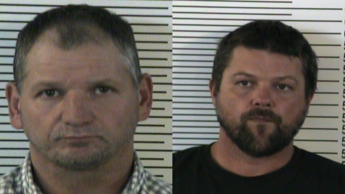 Mugshots of Chester Cummings and Bert Ellison