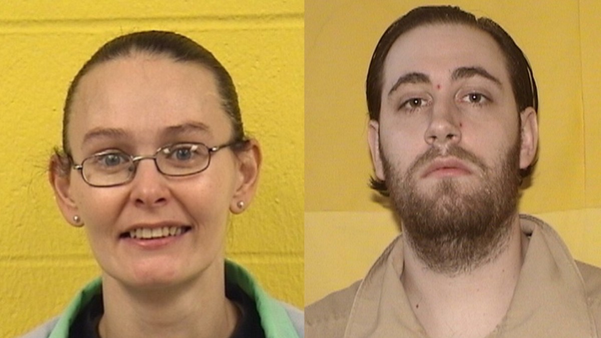 Mugshots of Katrina Layton and Andrew Herrmann