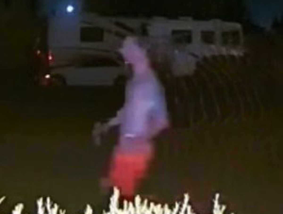 Surveillance footage of Abril