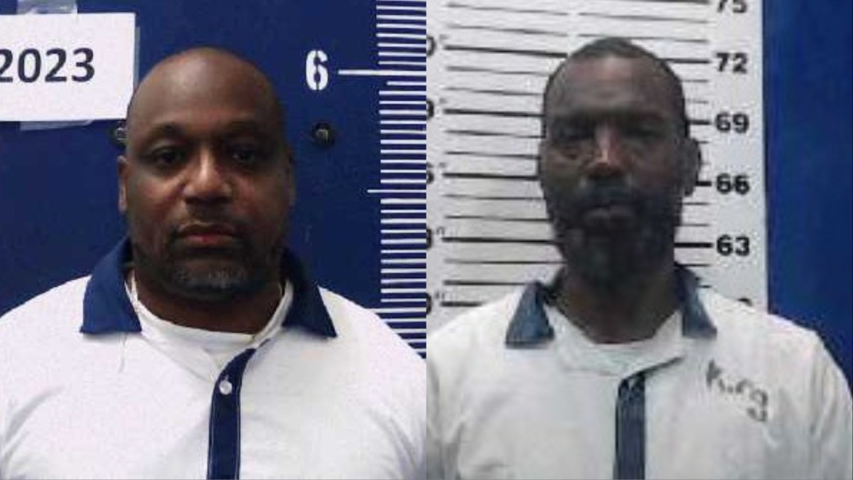 Mugshots of Andre Gay and Richard Wilson