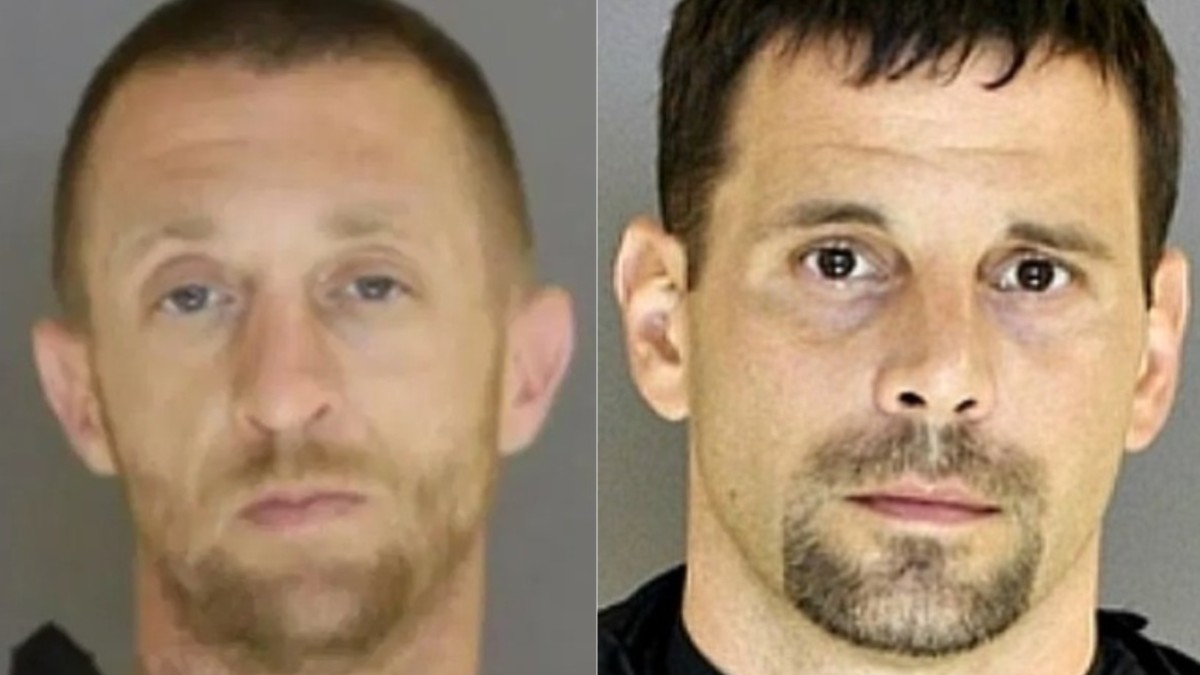 Mugshots of Anthony Dill and Andrew Scurry