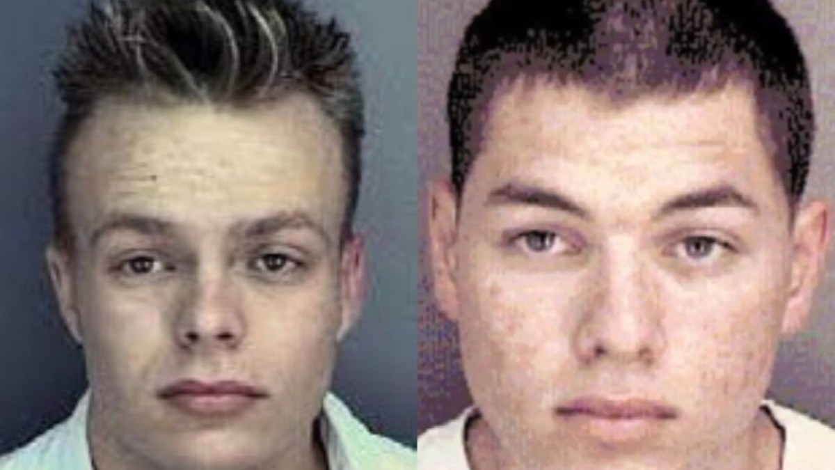 Mugshots of Daniel Bezemer and Brandon Fernandez