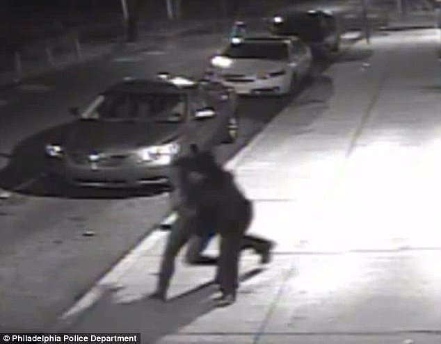 Moment of abduction on CCTV