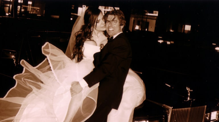 Dino Guglielmelli and Monica Olsen on their wedding day
