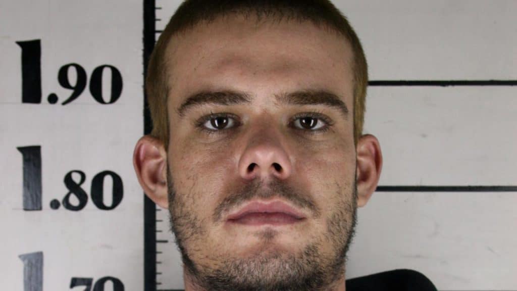 Joran van der Sloot mug shot when he was arrested for the murder of a woman in Peru