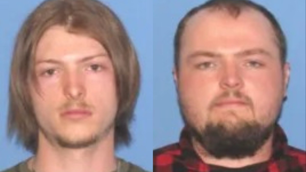 Mugshots of Edward Jake Wagner and George Wagner IV