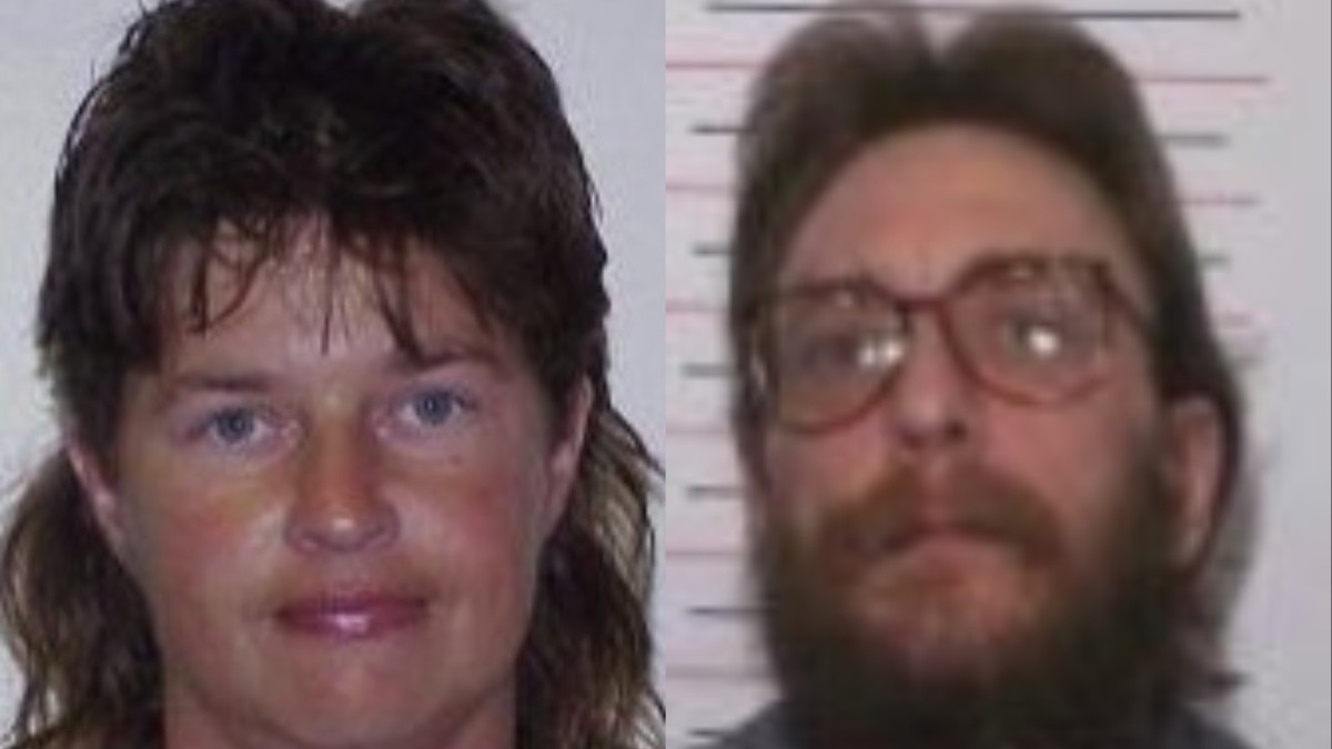 Mugshots of Lisa Suter and Daniel Johnson