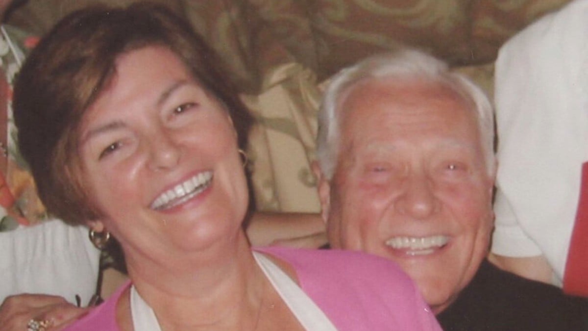 Kay and Hal Wenal smiling in a family photo